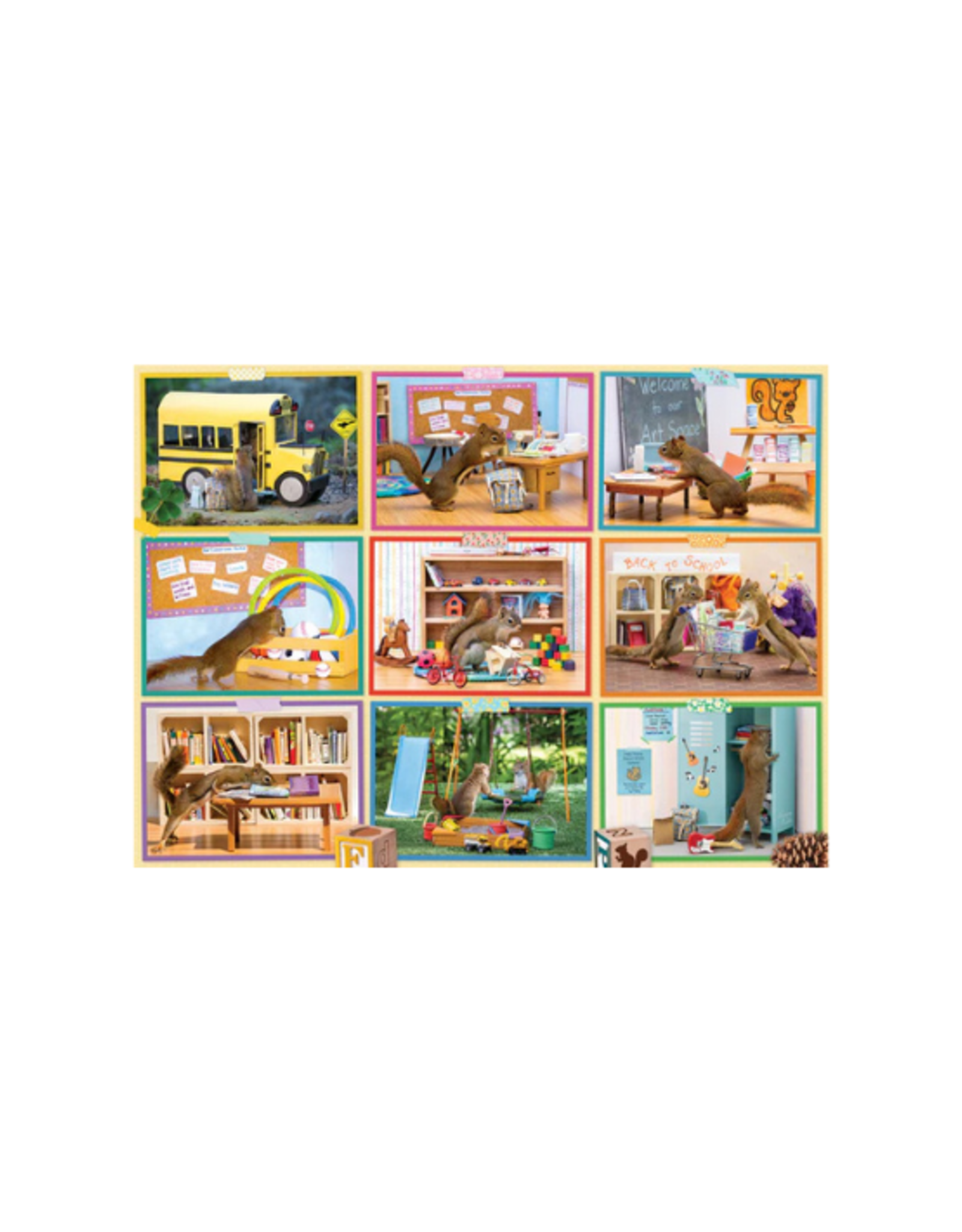 Cobble Hill Cobble Hill - 1000pcs - Squirrels at School