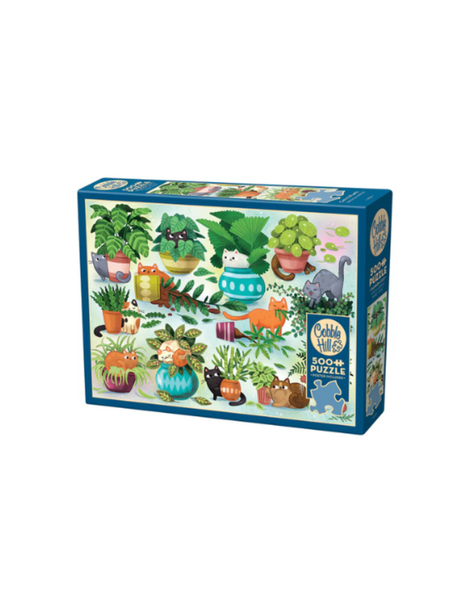 Cobble Hill Cobble Hill - 500pcs - Cats vs. Plants