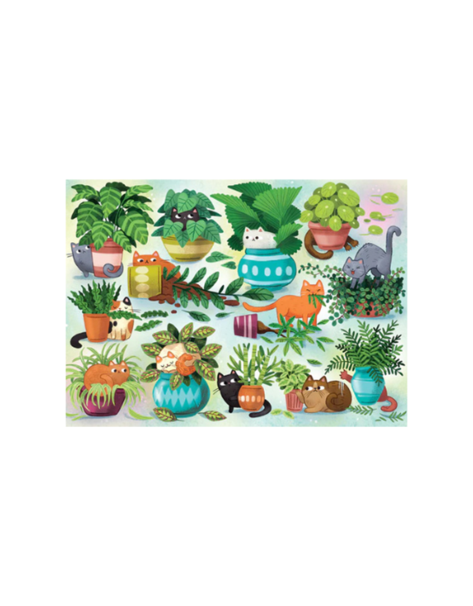 Cobble Hill Cobble Hill - 500pcs - Cats vs. Plants