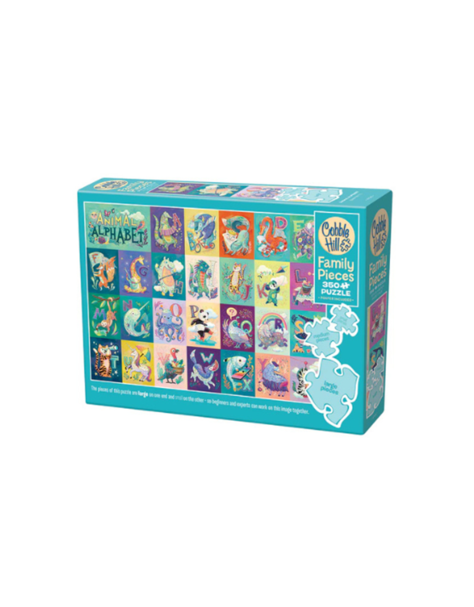Cobble Hill Cobble Hill - 350pcs - Family Pieces - Animal Alphabet