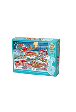 Cobble Hill Cobble Hill - 350pcs - Family Pieces - Santa's Flyby