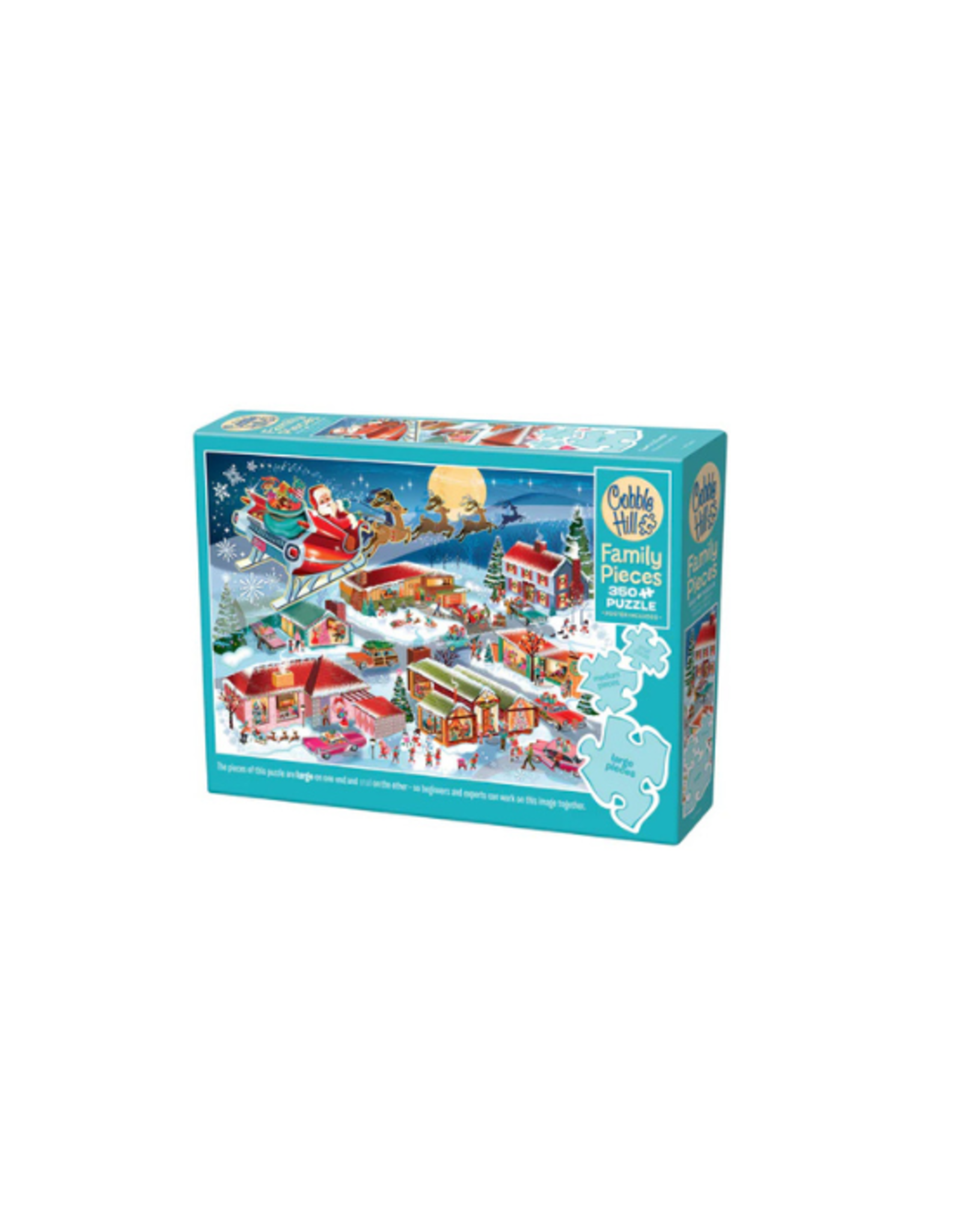 Cobble Hill Cobble Hill - 350pcs - Family Pieces - Santa's Flyby