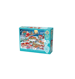 Cobble Hill Santa's Flyby (350pcs, Family Pieces)