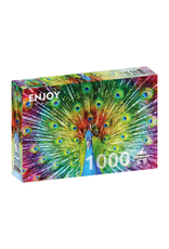 Enjoy Puzzle Enjoy Puzzle - 1000pcs - Colorful Peacock