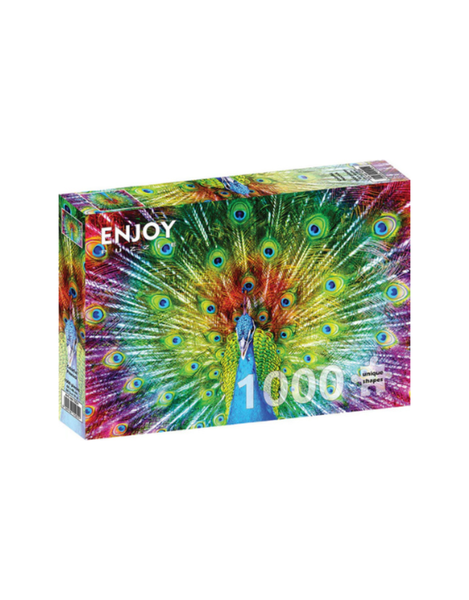 Enjoy Puzzle Enjoy Puzzle - 1000pcs - Colorful Peacock