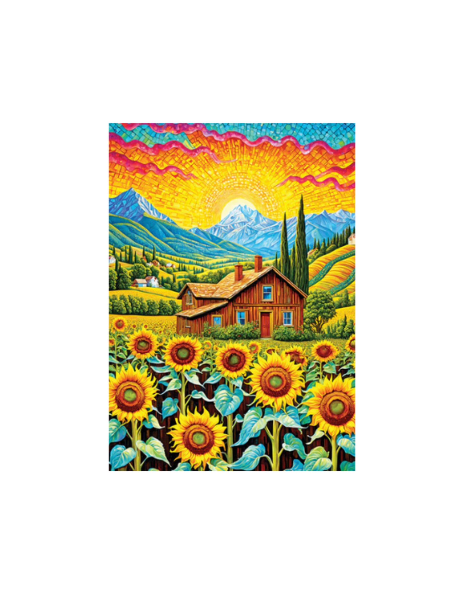 Enjoy Puzzle Enjoy Puzzle - 1000pcs - Sunflower House
