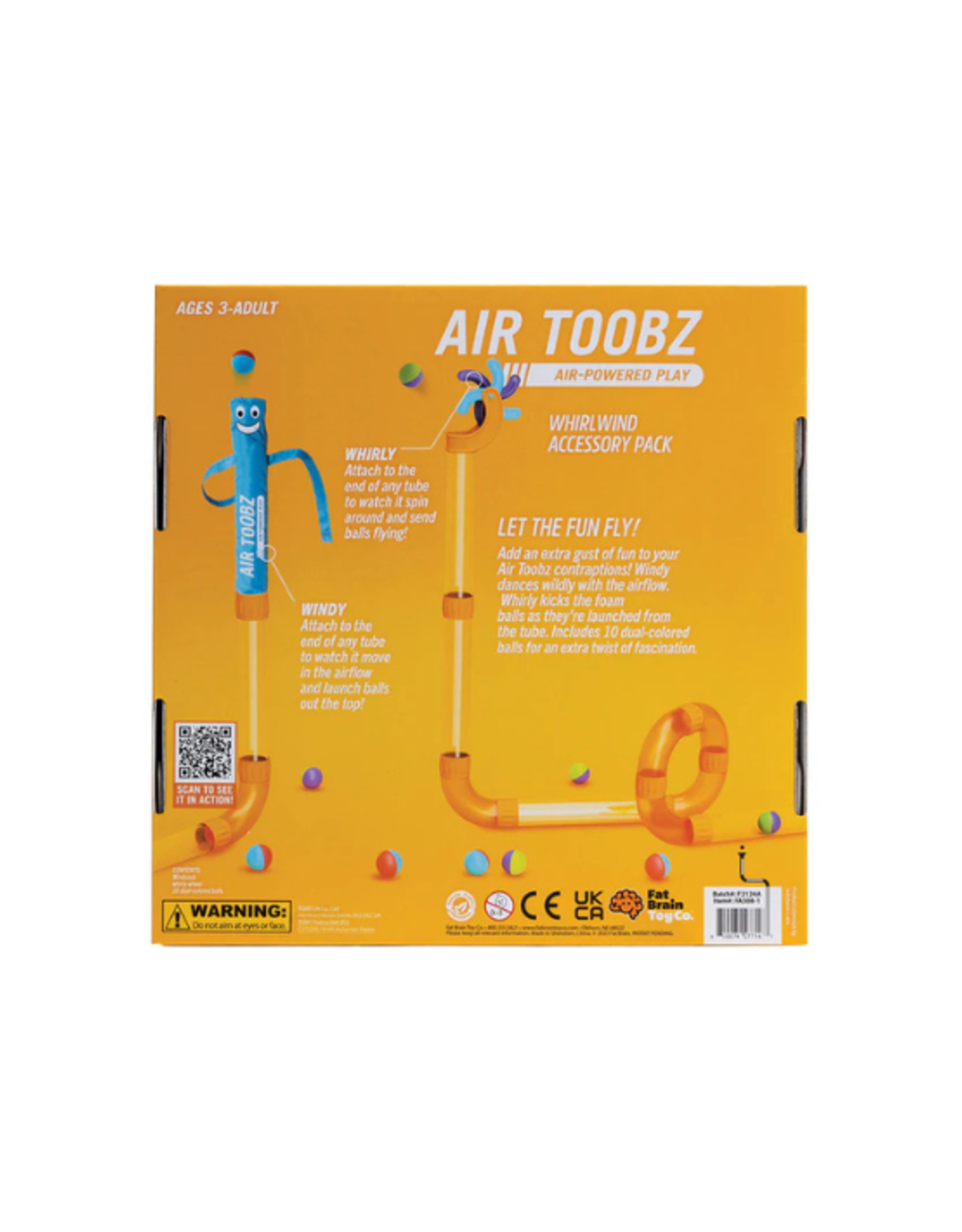 Fat Brain Toy Co. Fat Brain Toy - Air Toobz Whirlwind Accessory Pack