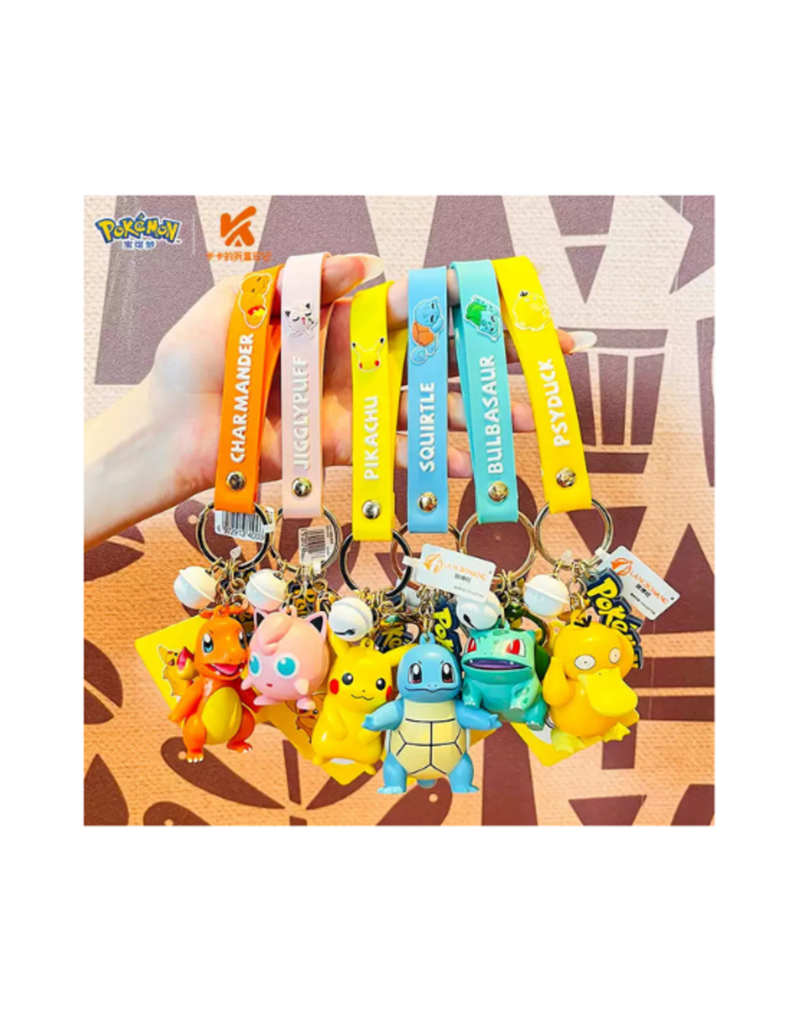 LuminaToyz LuminaToyz - Pokemon Keychain Soft PVC Material Charmander