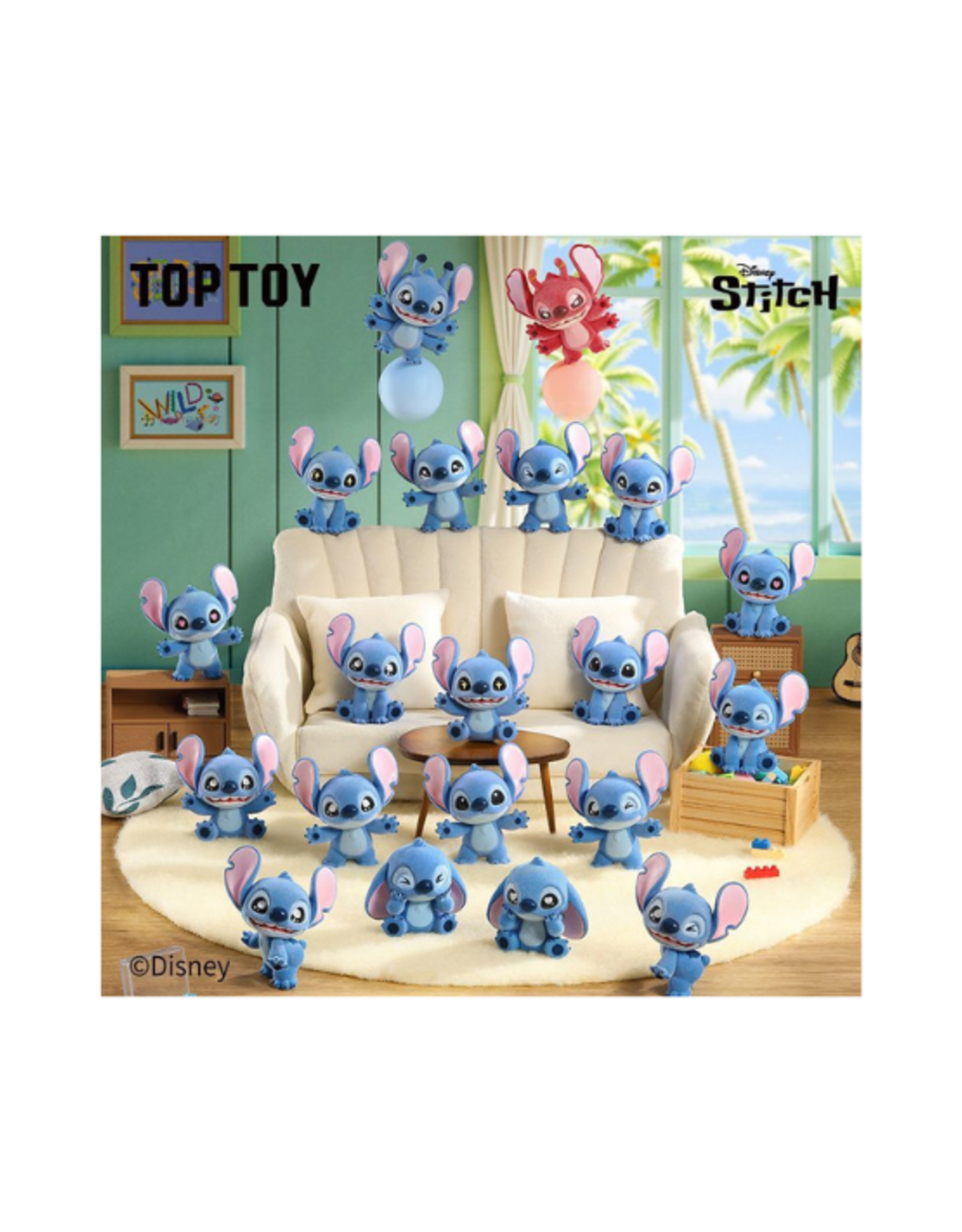 TopToy Top Toy - Stitch MINI Fuzzy Series Blind Bag
