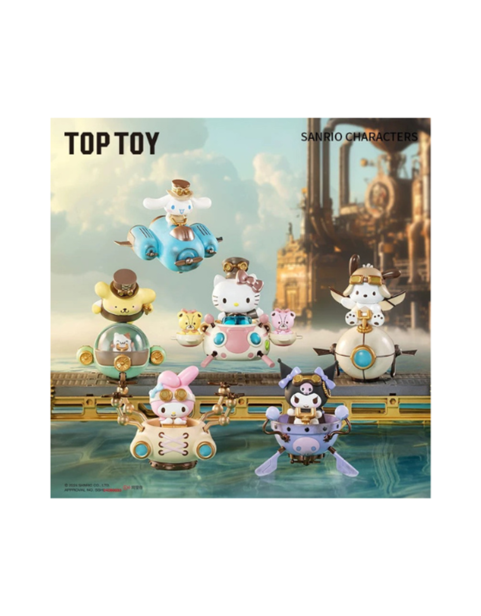 TopToy Top Toy - Sanrio Toptoy Steampunk Blind Box Figurines