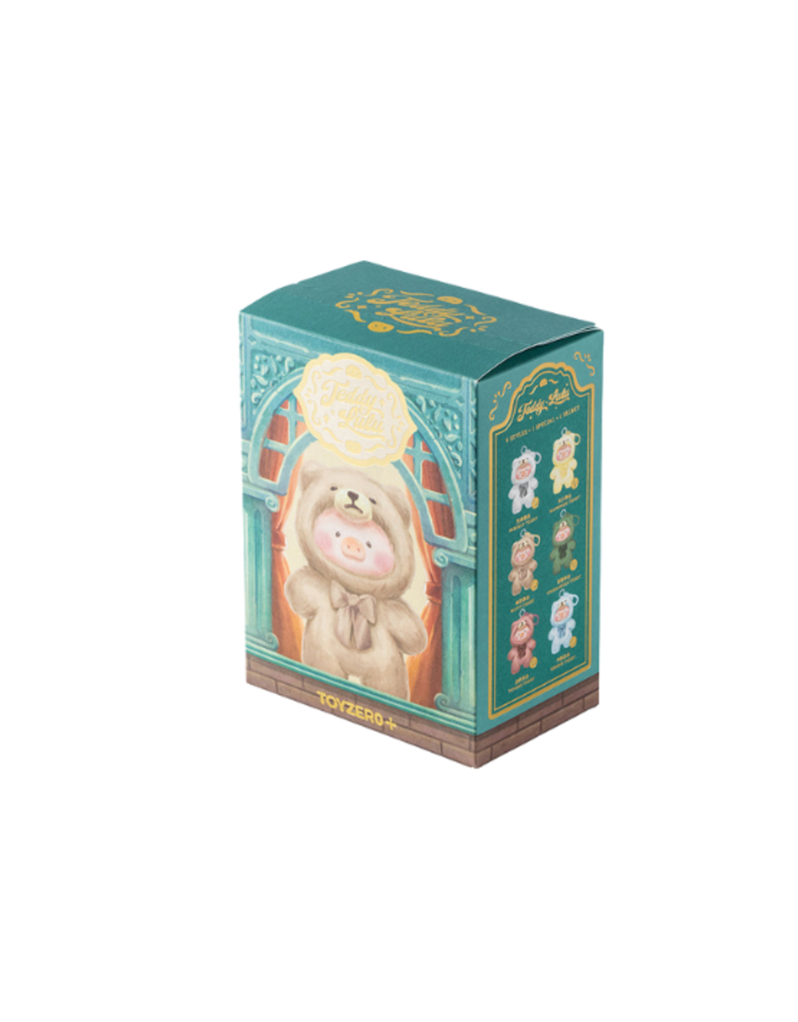 Toyzeroplus Toyzeroplus - Lulu The Piggy Vintage Teddy Shop Vinyl Face Plush Pendant Blind Box