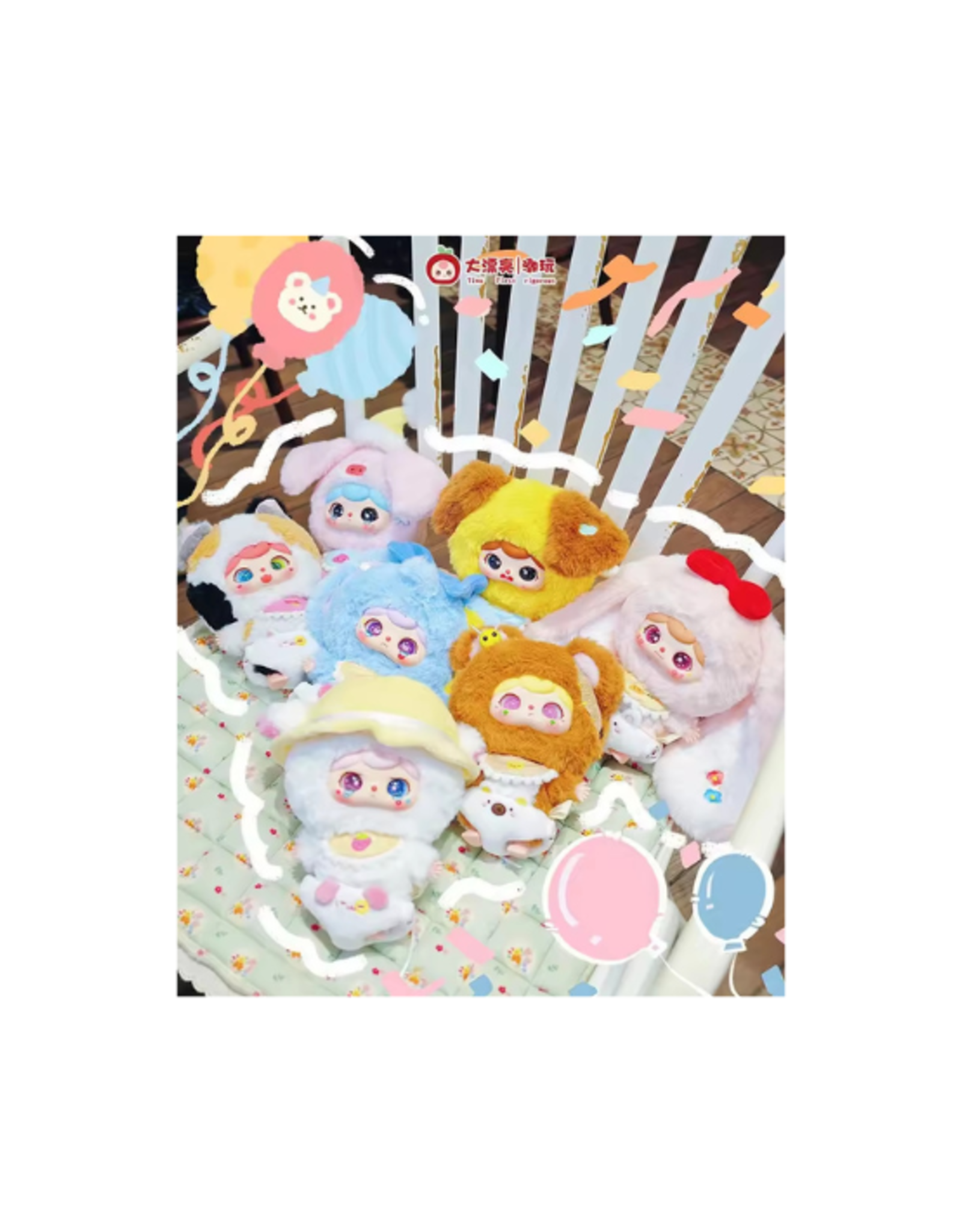 Baby Three Baby Three - Baby Three Animal Baby Kindergarten Series Surprise Blind Box