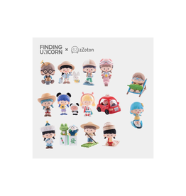 Finding Unicorn x zZoton Travel Together Series Blind Box