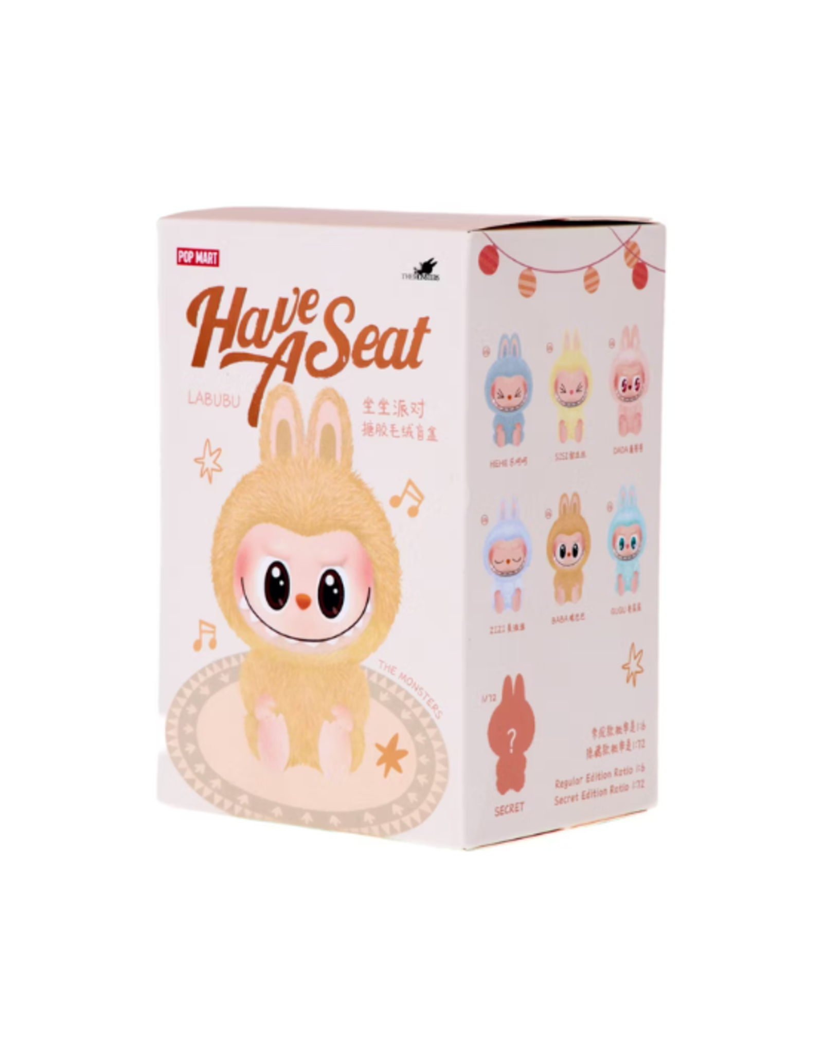 Pop Mart - Labubu The Monsters Have a Seat Vinyl Plush Blind Box