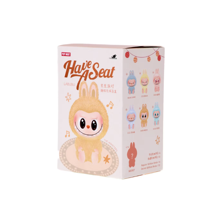 LABUBU POP MART Have A Seat ぬいぐるみセット1box POP NOW:THE MONSTERS - Have a Seat Vinyl Plush Blind Box - POP
