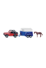 Siku Siku - Jeep with Horse Trailer