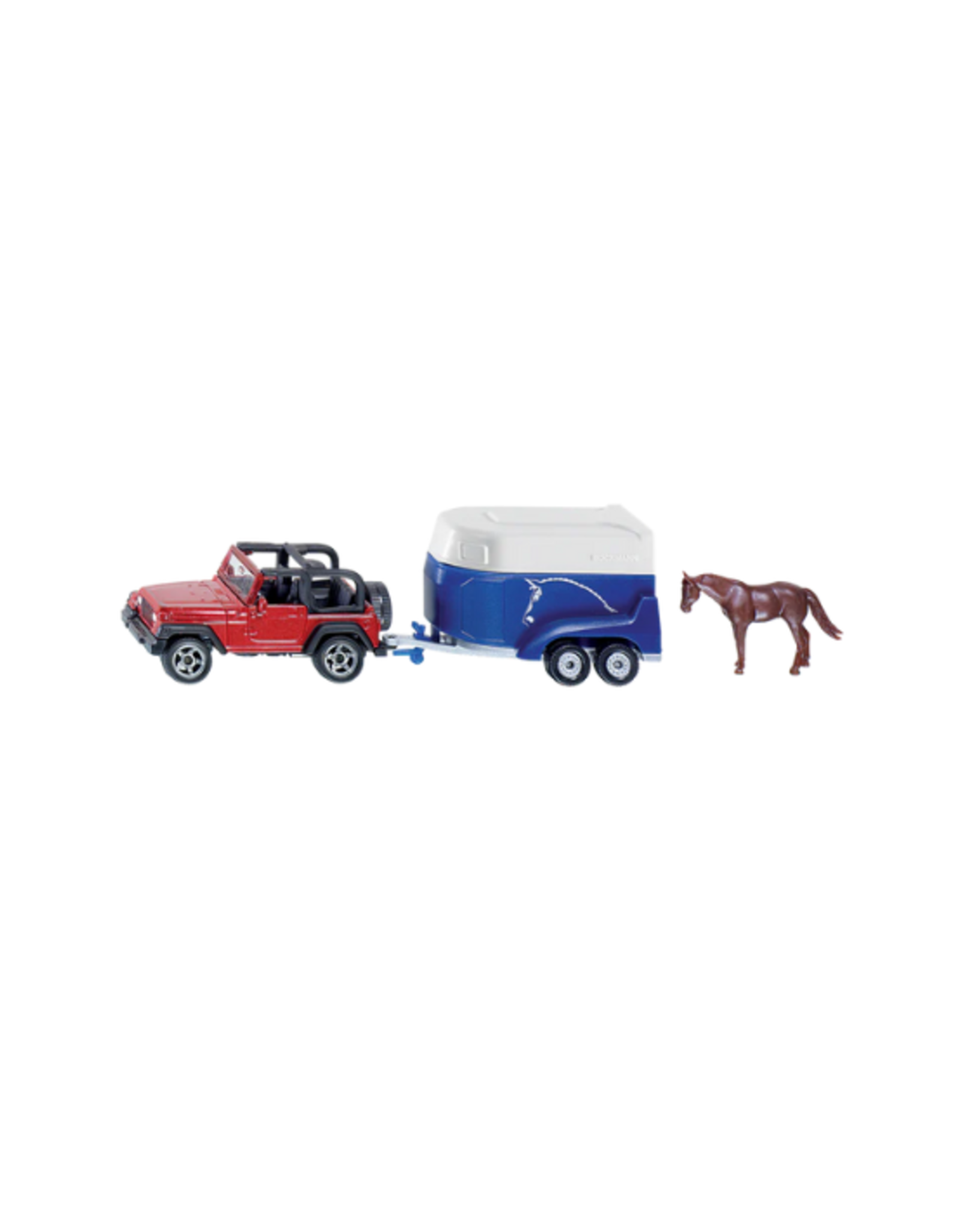 Siku Siku - Jeep with Horse Trailer