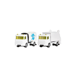 Siku Municipal Set Road Sweeper and Garbage Truck