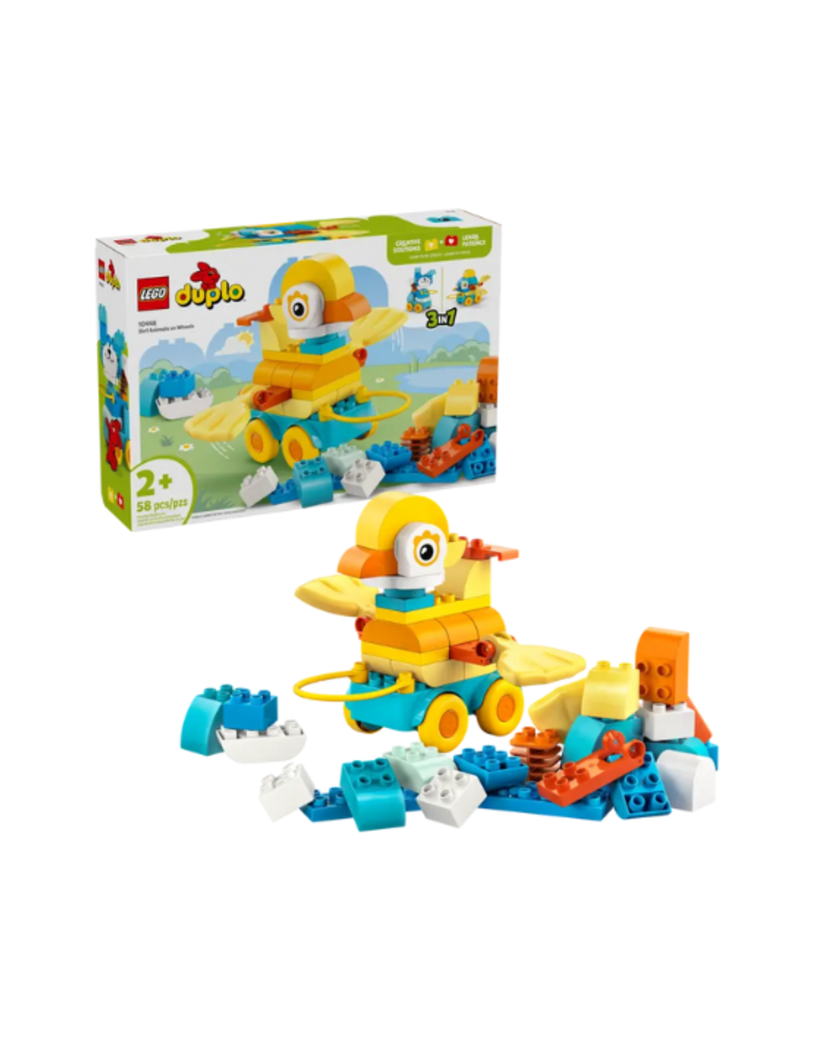 Lego Lego - Duplo - 10448 - 3in1 Animals on Wheels