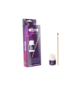 Okto Acrylic Glossy Varnish & Brush