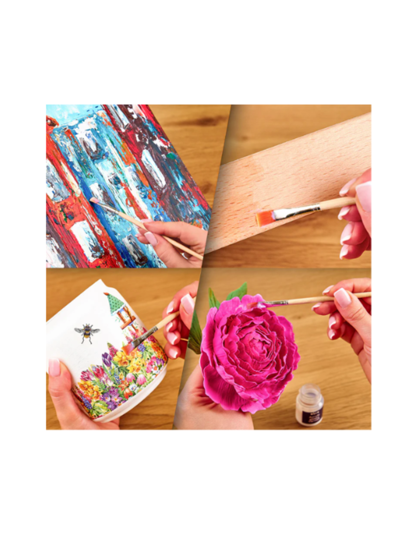Okto Okto - Acrylic Glossy Varnish & Brush