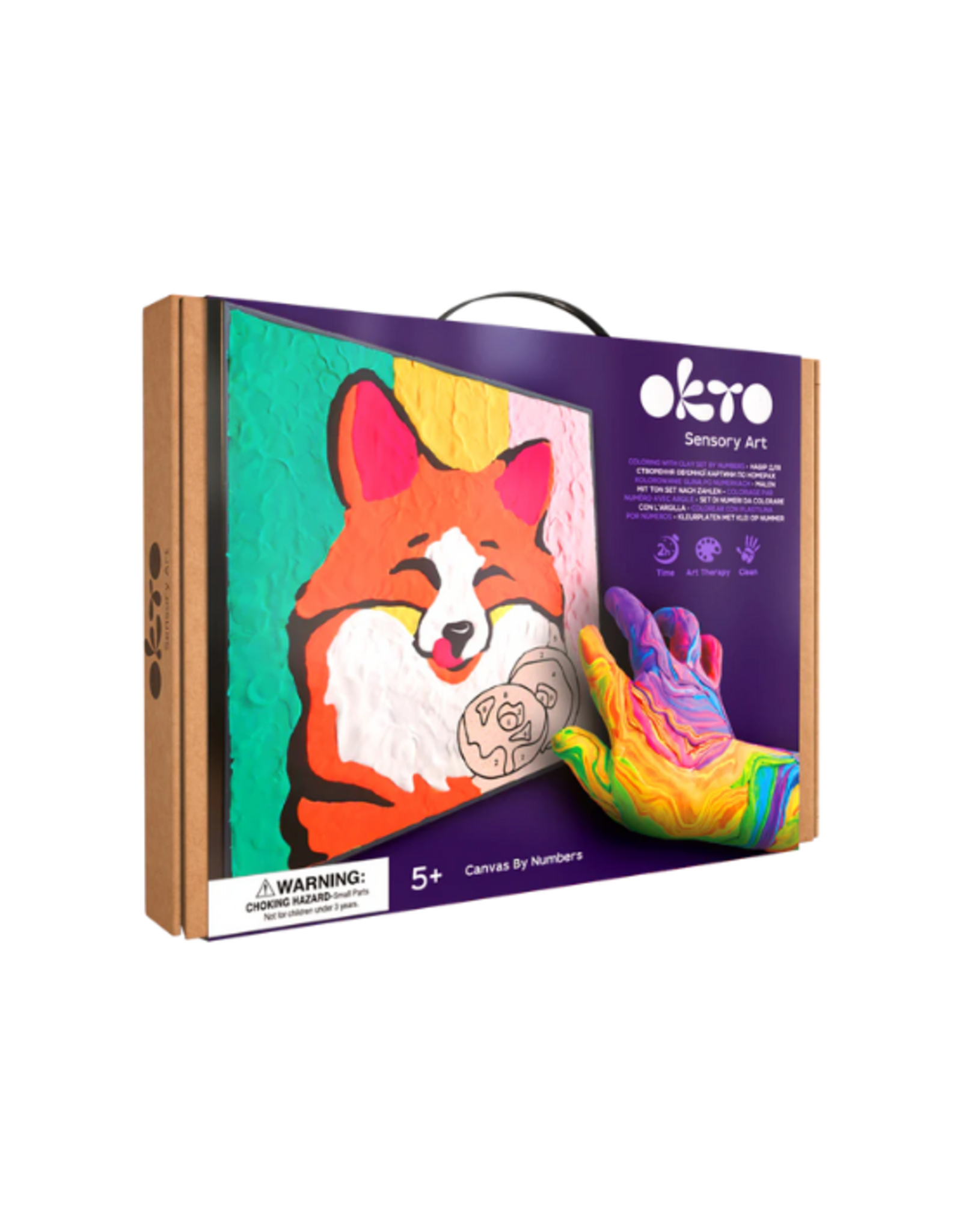 Okto Okto - Coloring with Clay by Numbers Fox