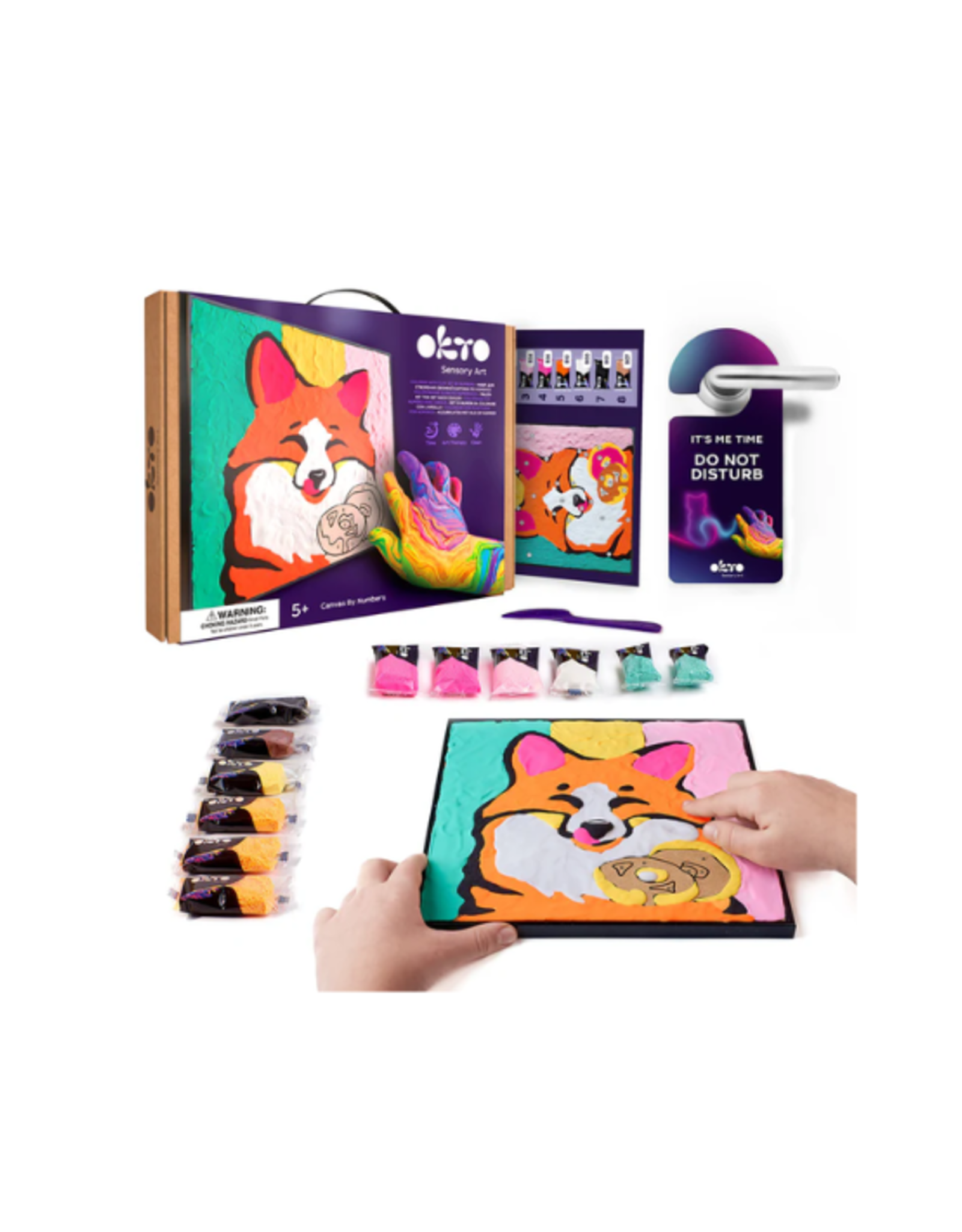 Okto Okto - Coloring with Clay by Numbers Fox