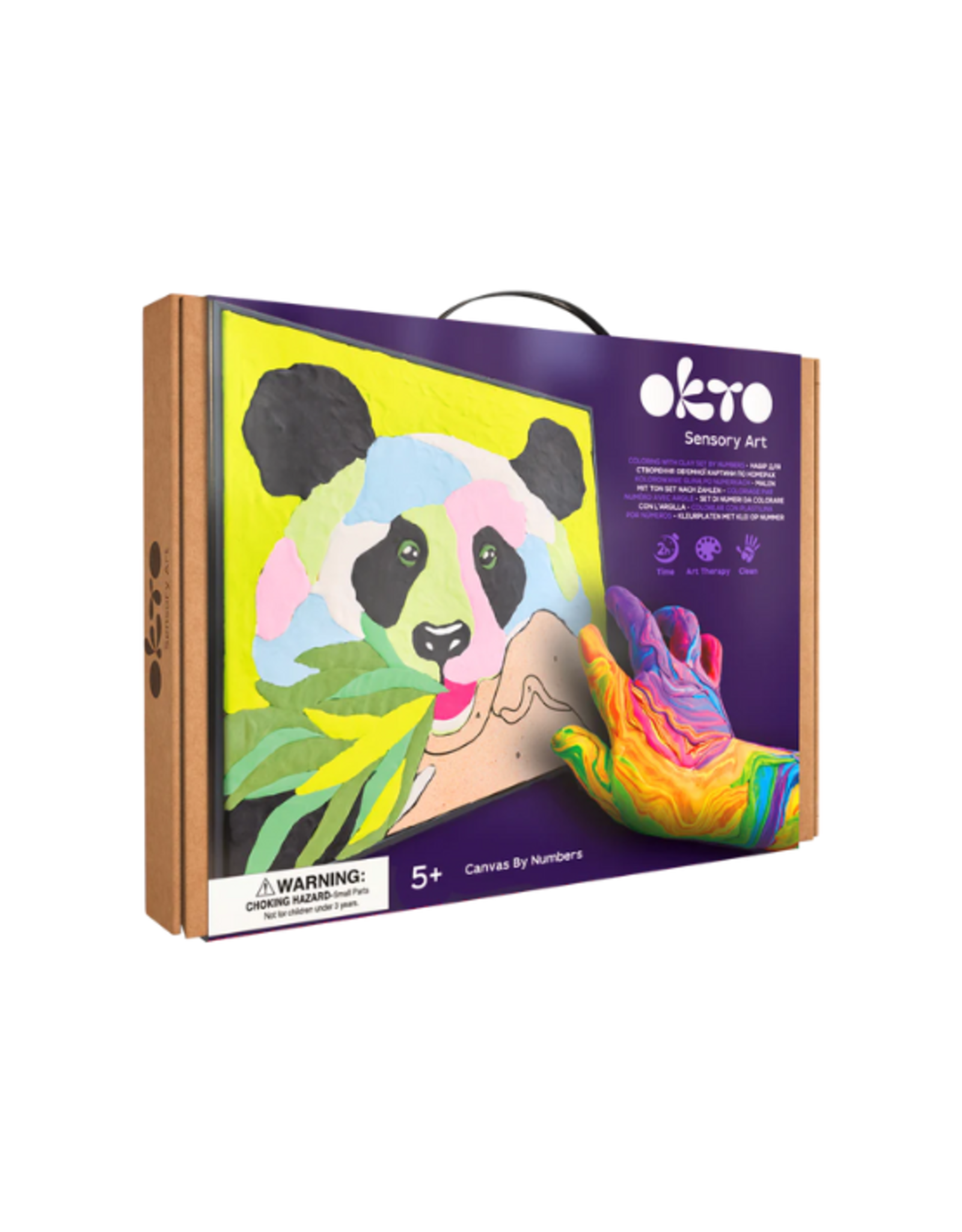 Okto Okto - Coloring with Clay by Numbers Panda