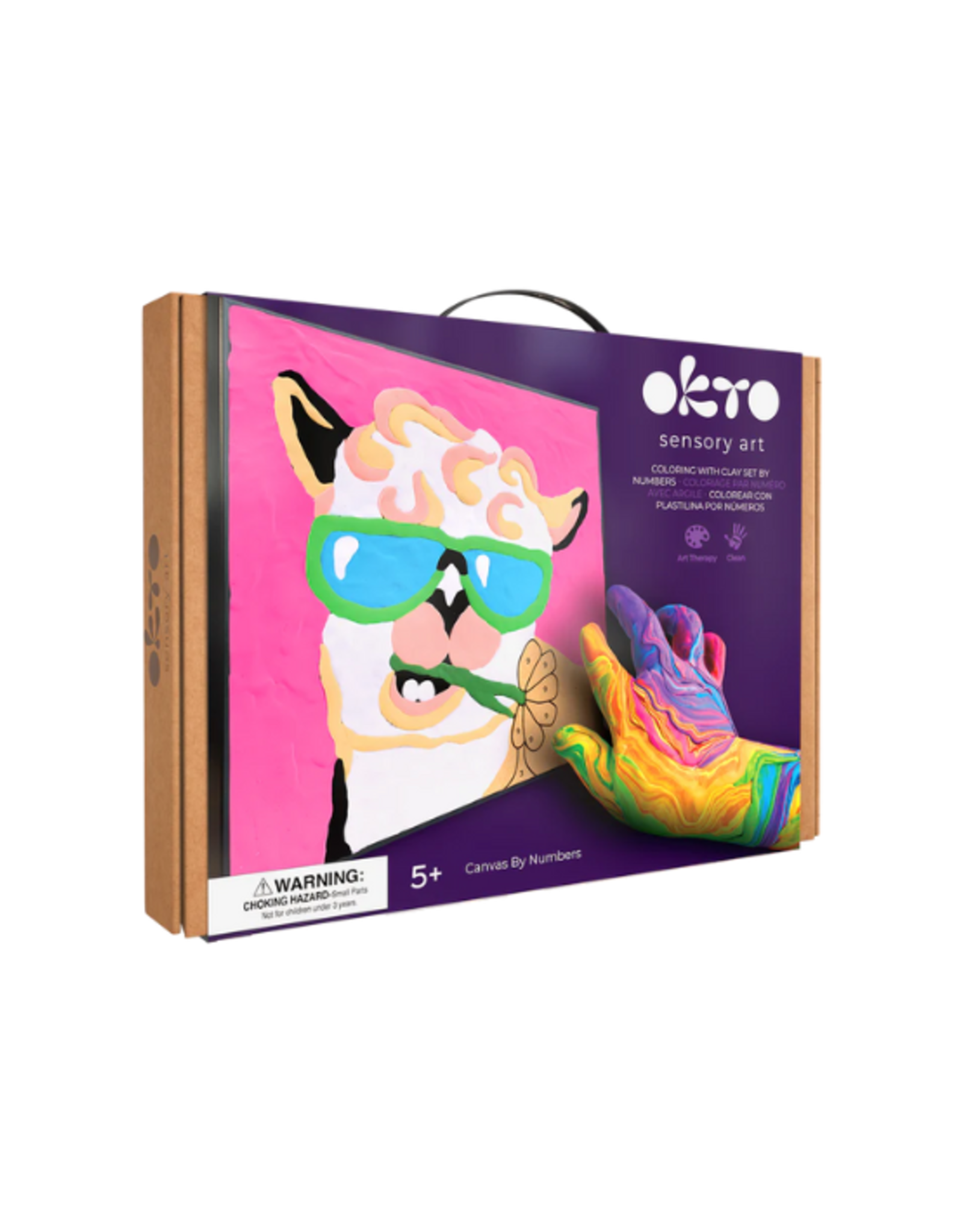 Okto Okto - Coloring with Clay by Numbers Llama