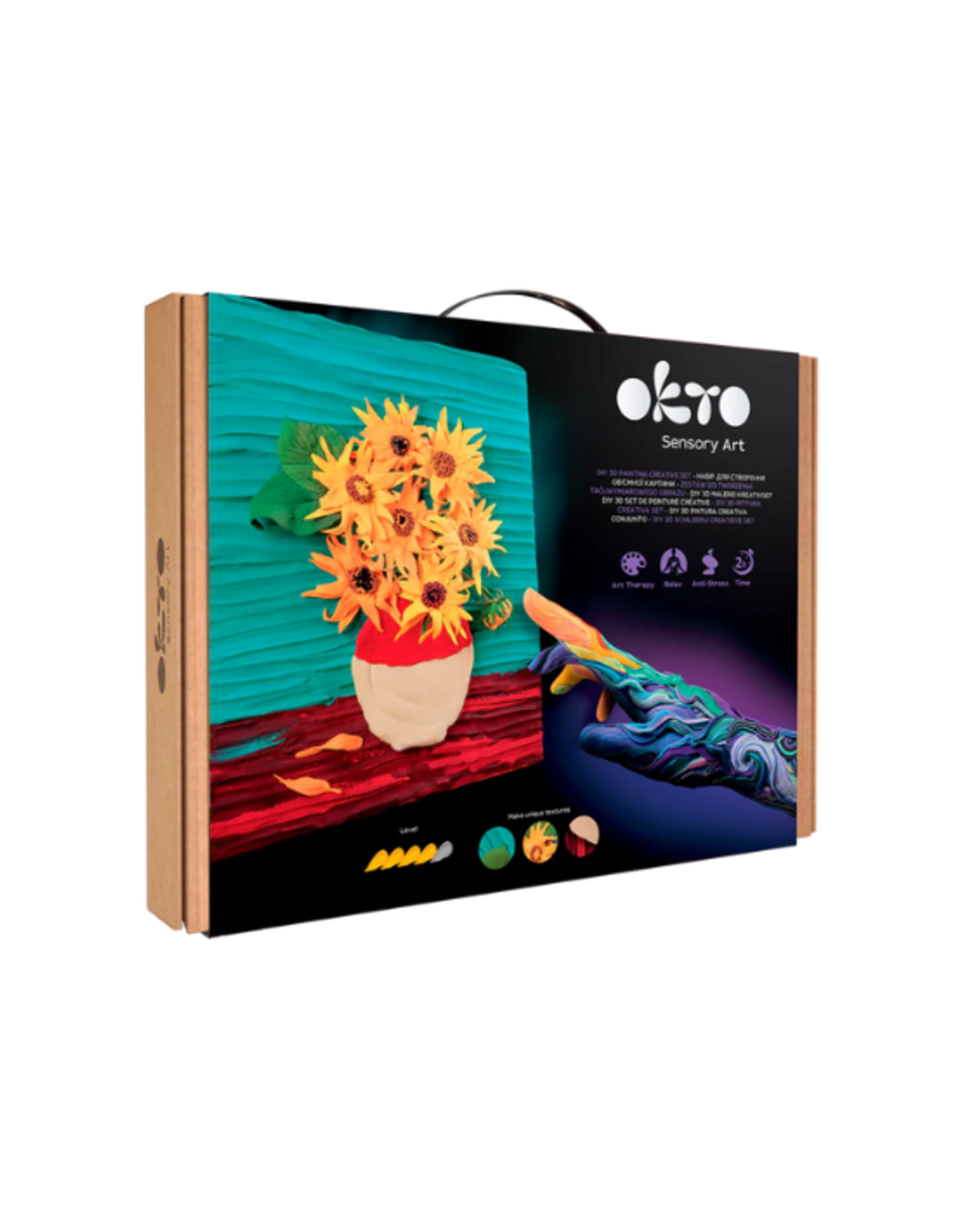 Okto Okto - DIY 3D Creative Painting Set Sunflowers