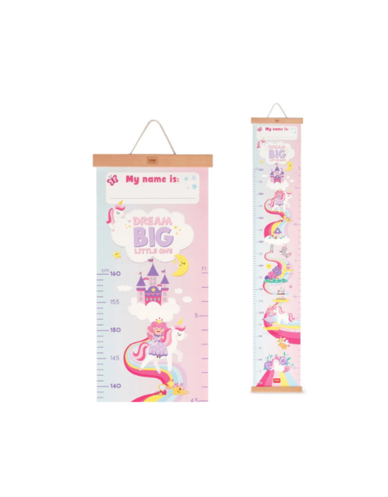 Legami Legami - Wall-hanging Height Chart Dream Big Little One Unicorn