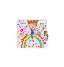 Rachel Ellen Lockable Secret Diary Over the Rainbow
