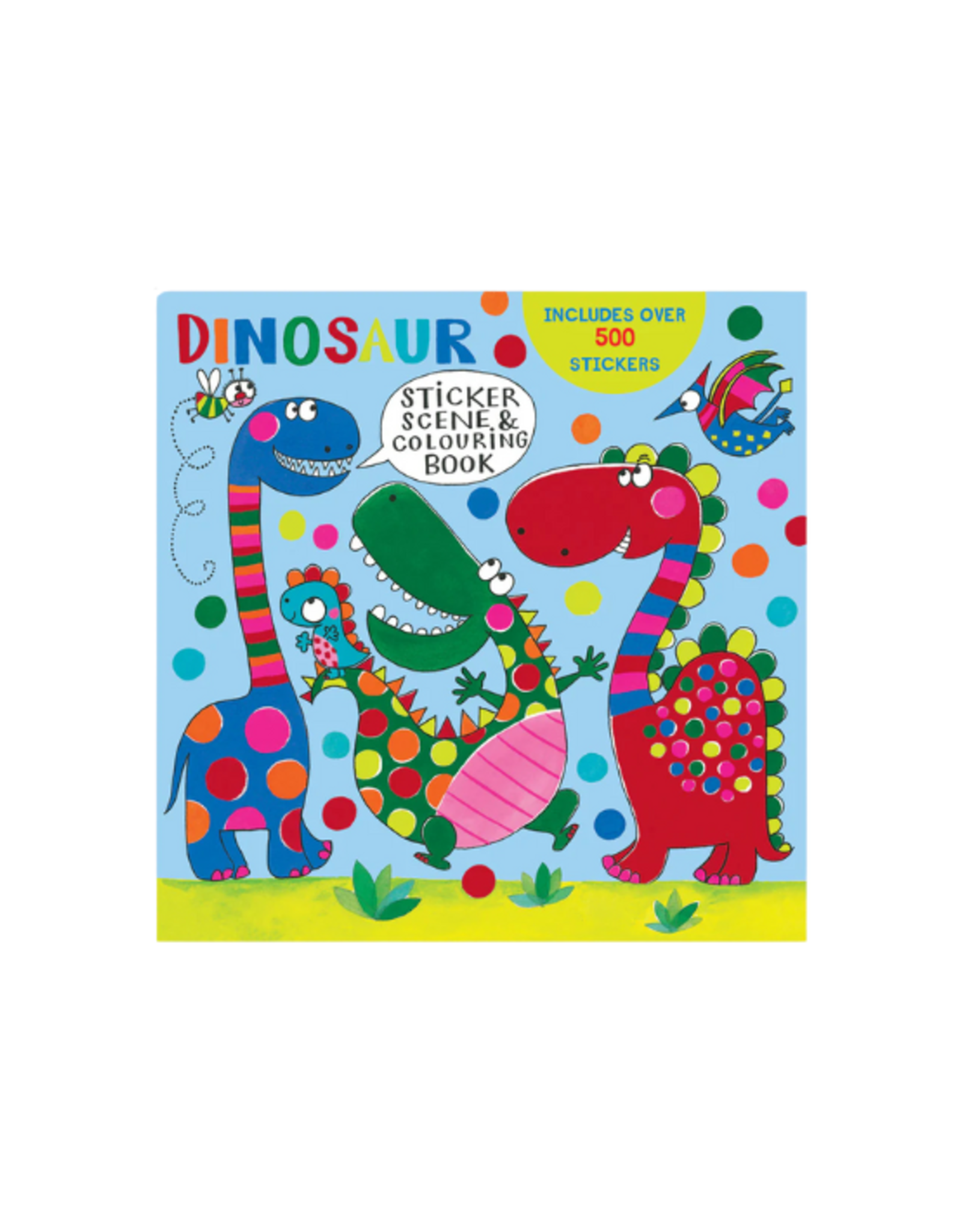 Rachel Ellen Rachel Ellen - Sticker Scene and Colouring Activity Book Dinosaur
