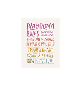 Cherrypick Playroom Rules Banner