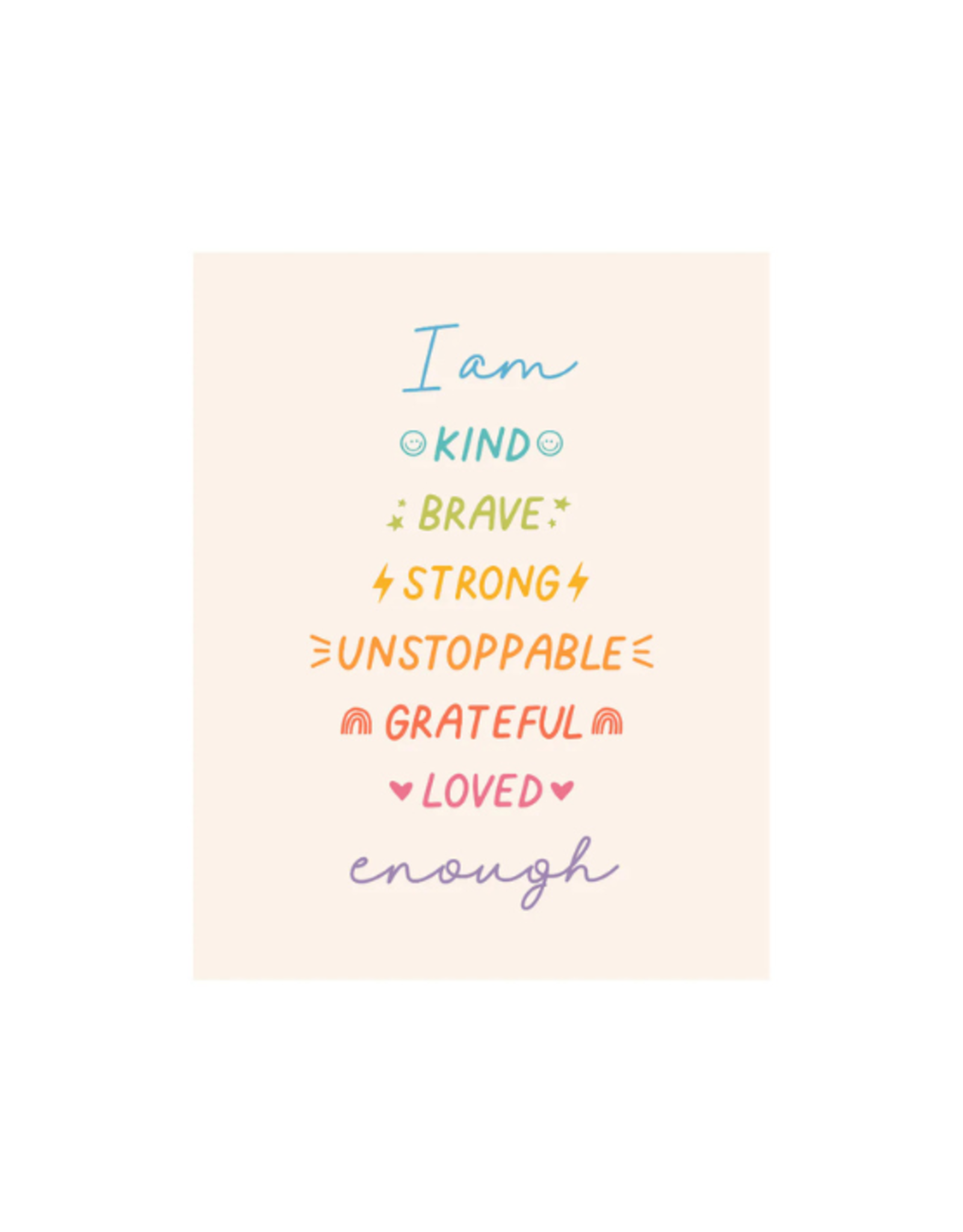 Cherrypick Cherrypick - Affirmations Banner (Bright Rainbow)