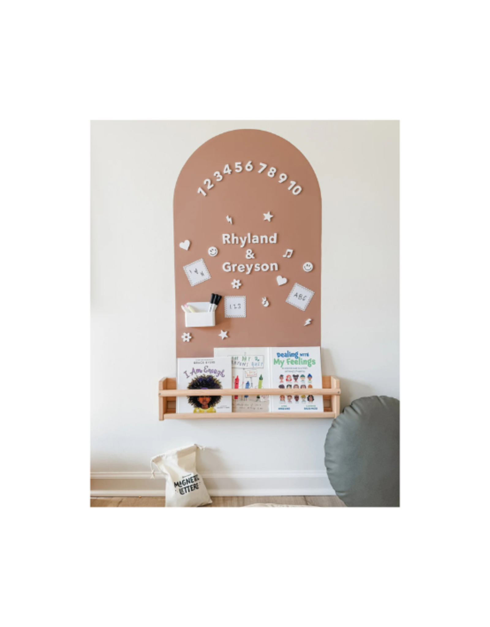 Cherrypick Cherrypick - Soft Foam Magnetic Letters & Symbols (Solid Black)