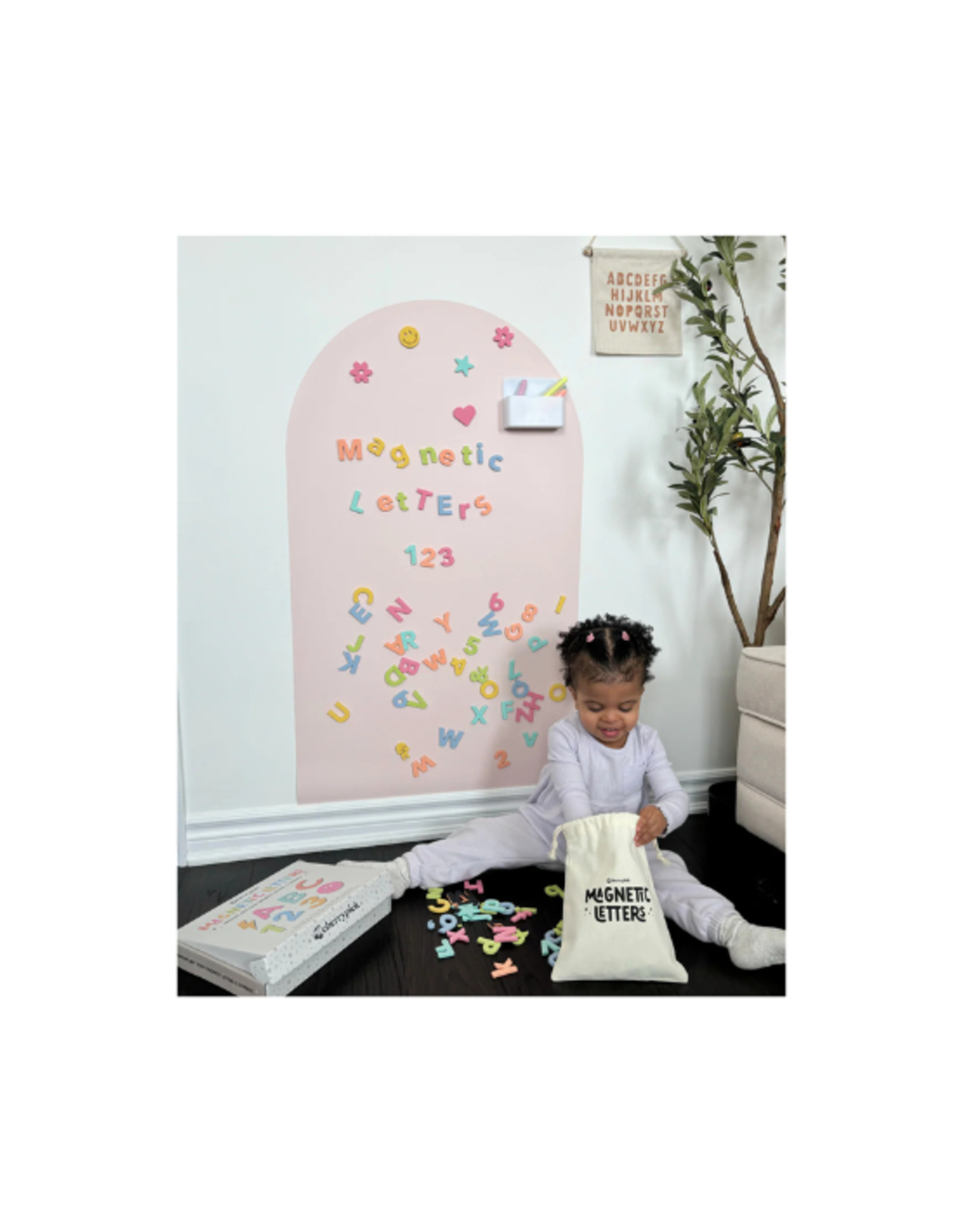 Cherrypick Cherrypick - Soft Foam Magnetic Letters & Symbols (Pastel Rainbow)