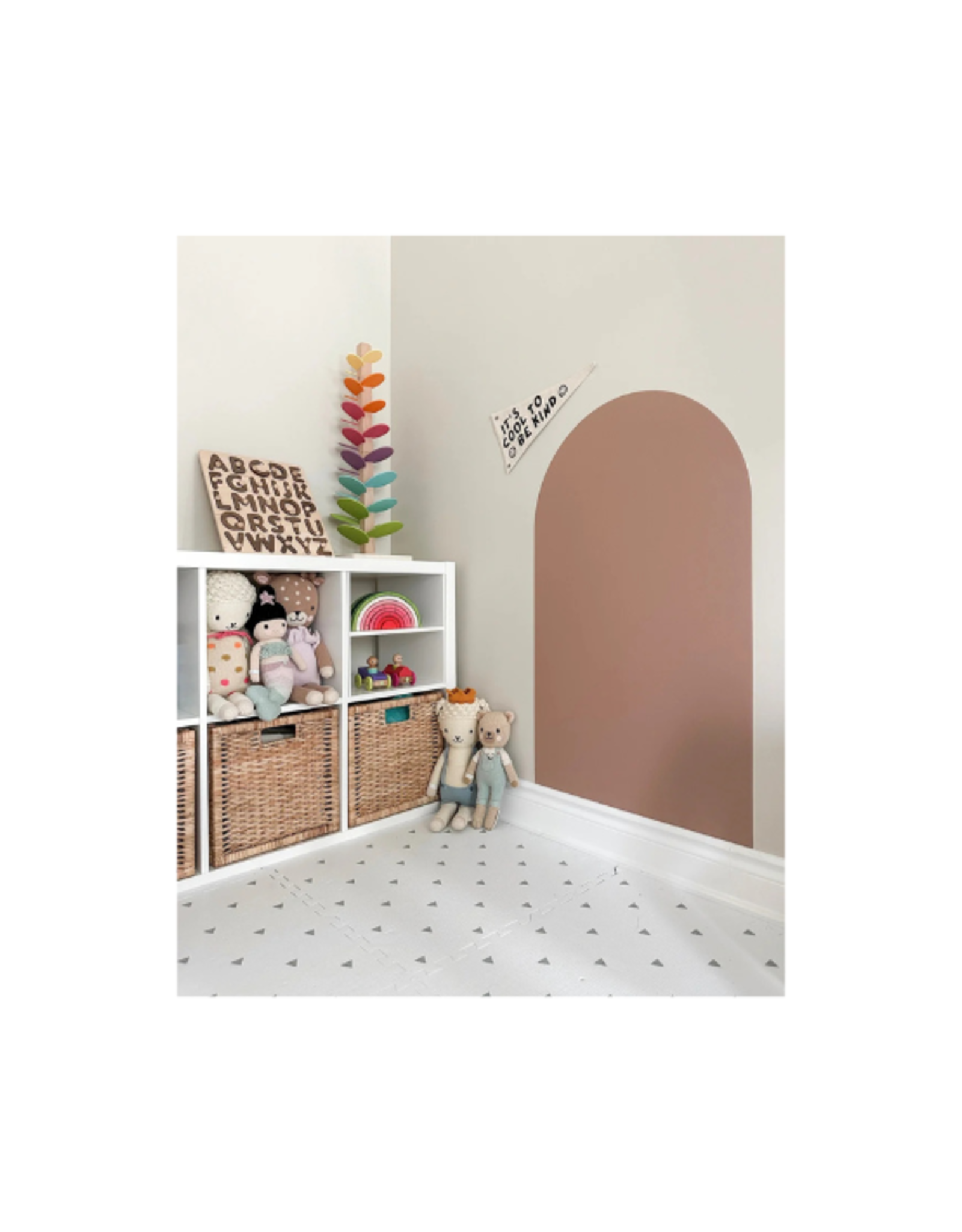 Cherrypick Cherrypick - Magic Playwall Arch Magnetic Wall Decal for Kids (Caramel)