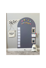Cherrypick Cherrypick - Magic Playwall Arch Magnetic Wall Decal for Kids (Stone Grey)