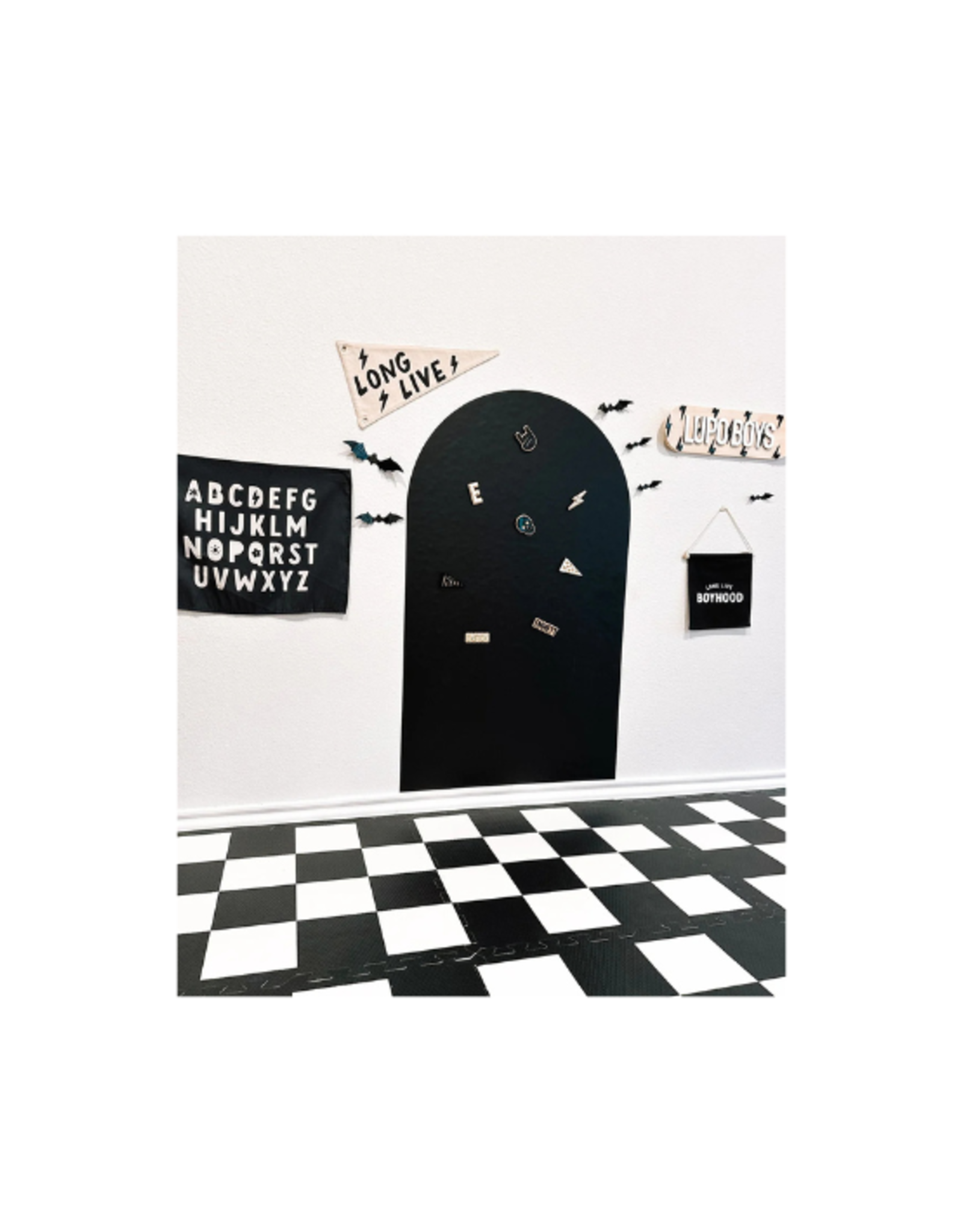 Cherrypick Cherrypick - Magic Playwall Arch Magnetic Wall Decal for Kids (Midnight)