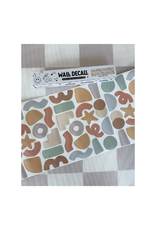 Cherrypick Cherrypick - Peel & Stick Fabric Wall Stickers Abstract Shapes (Earthy)