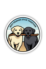 Stickers Northwest Inc. Stickers Northwest - Best Friends Stick Together Labradors