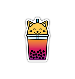Stickers Northwest Inc. Cat Boba Sticker