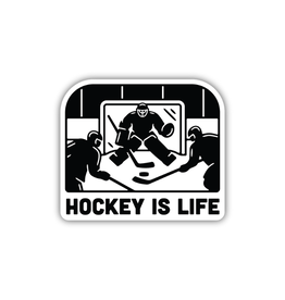Stickers Northwest Inc. Hockey is Life Sticker
