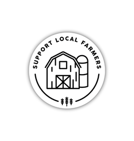 Stickers Northwest Inc. Support Local Farmers Sticker