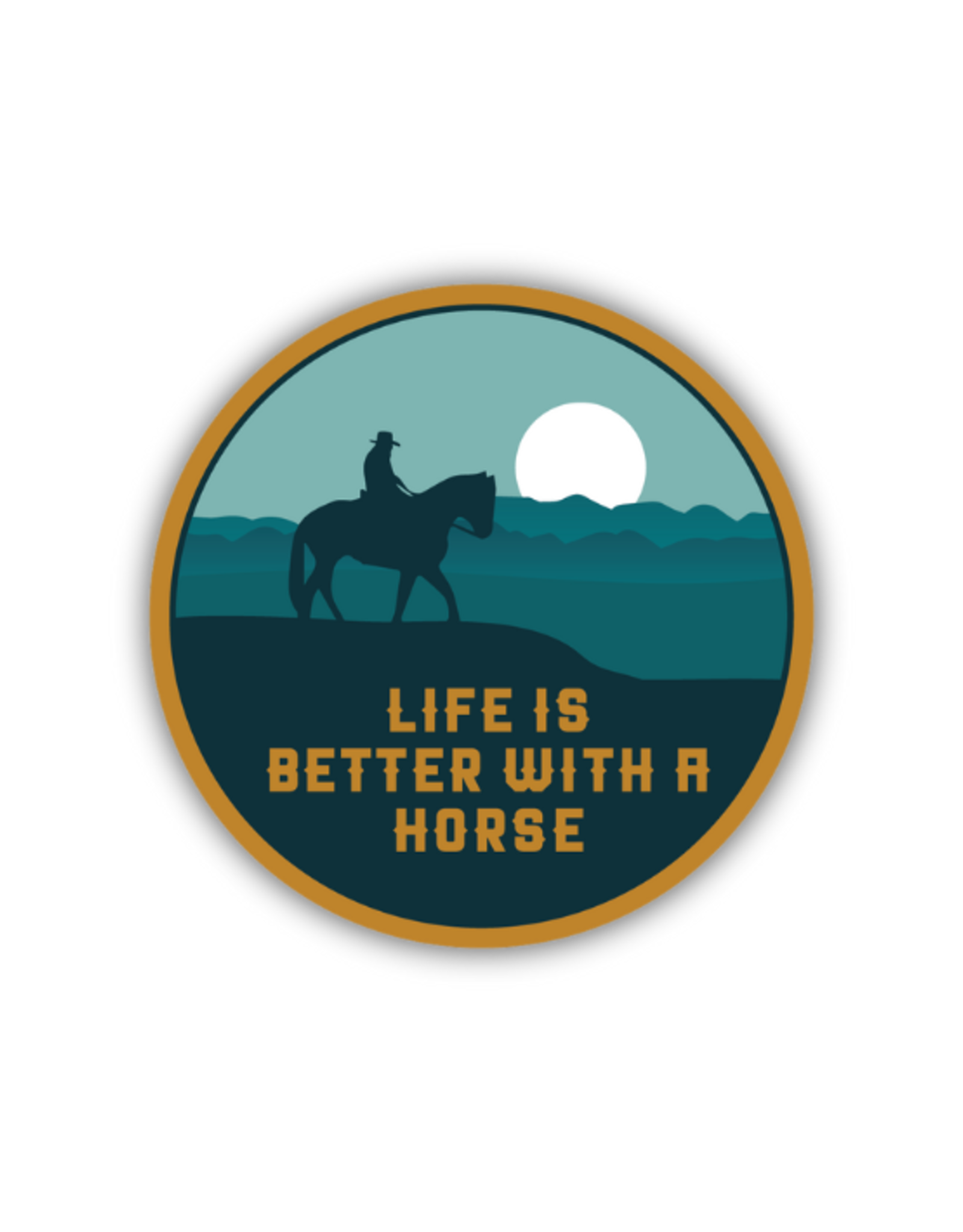 Stickers Northwest Inc. Stickers Northwest - Blue Rider