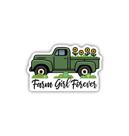 Stickers Northwest Inc. Farm Girl Forever Truck Sticker