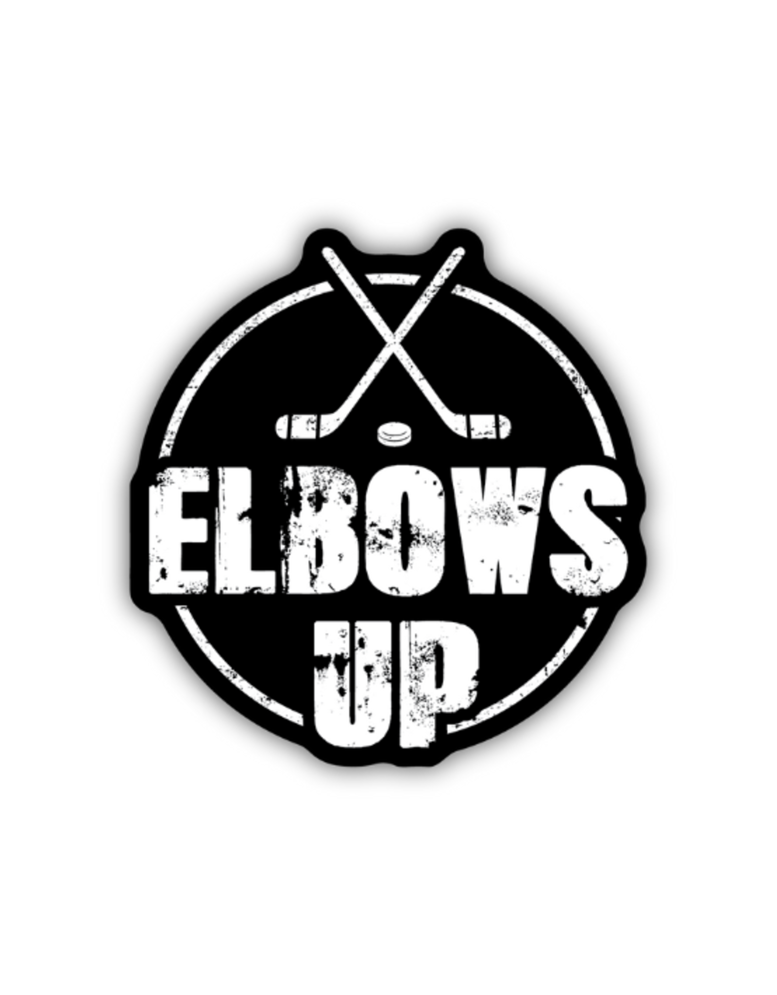 Stickers Northwest Inc. Stickers Northwest - Elbows Up Hockey Circle