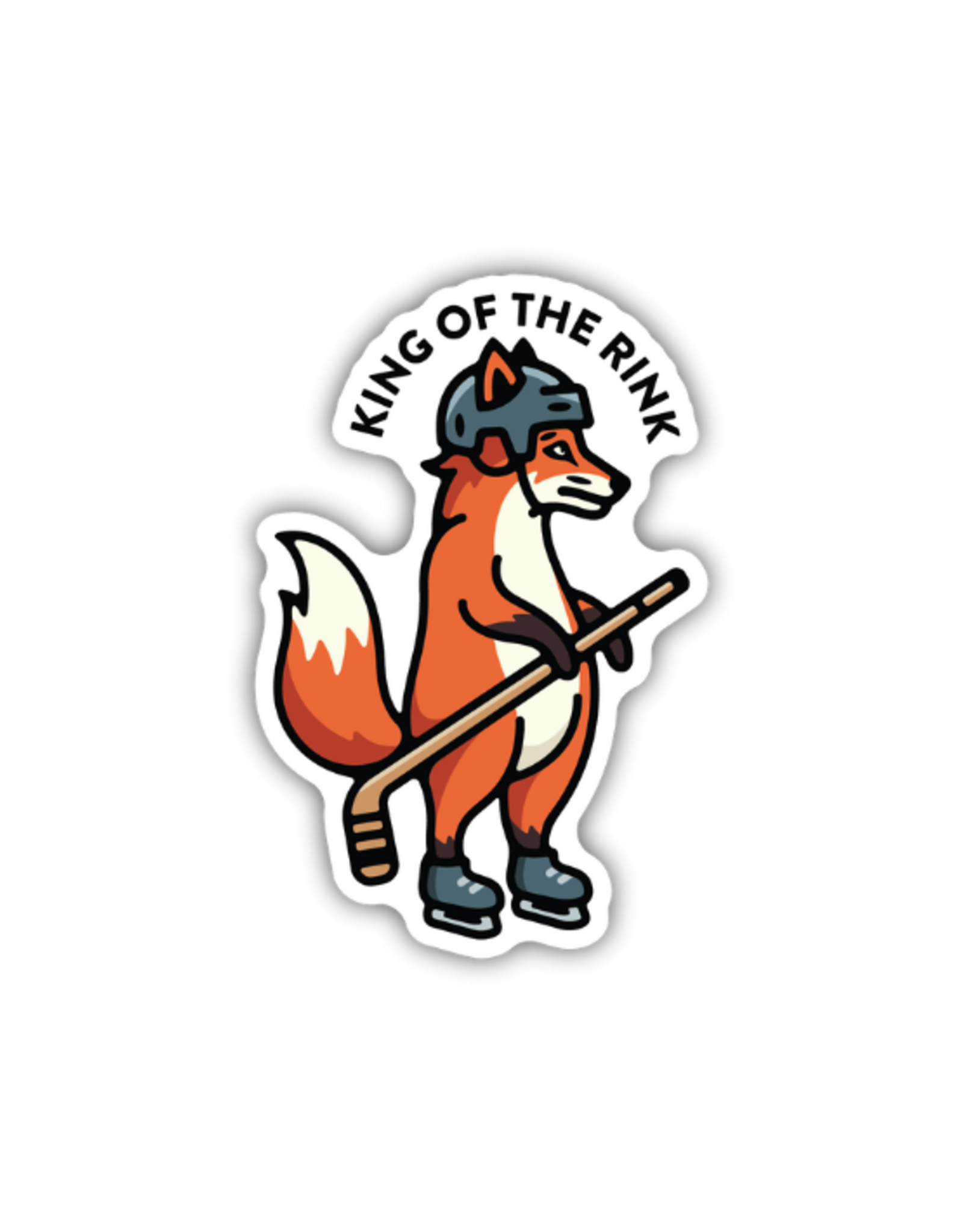 Stickers Northwest Inc. Stickers Northwest - King of the Rink Fox