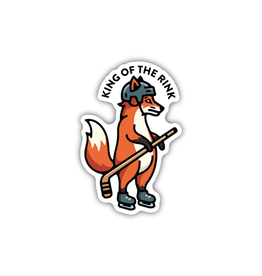 Stickers Northwest Inc. King of the Rink Fox Sticker